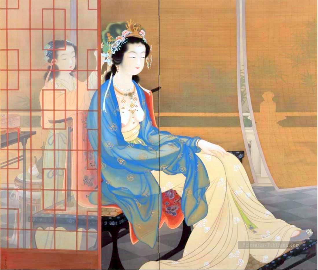 Yang GUI FEI 1922 Uemura Shoen Bijin GA belles femmes Peintures à l'huile